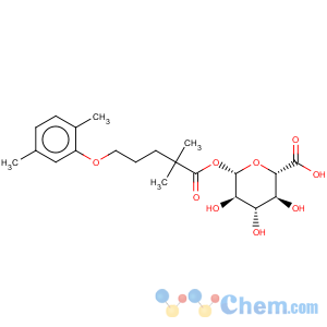 CAS No:91683-38-4 b-D-Glucopyranuronic acid,1-[5-(2,5-dimethylphenoxy)-2,2-dimethylpentanoate]