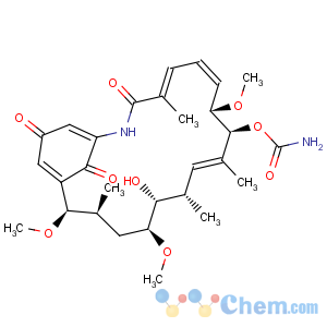 CAS No:91700-92-4 Geldanamycin,17-demethoxy-15-methoxy-, (15R)-