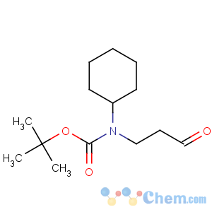 CAS No:917021-59-1 tert-butyl N-cyclohexyl-N-(3-oxopropyl)carbamate