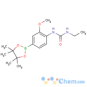CAS No:917111-46-7 1-ethyl-3-[2-methoxy-4-(4,4,5,5-tetramethyl-1,3,<br />2-dioxaborolan-2-yl)phenyl]urea