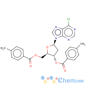 CAS No:91713-46-1 9H-Purine,6-chloro-9-[2-deoxy-3,5-bis-O-(4-methylbenzoyl)-b-D-erythro-pentofuranosyl]-