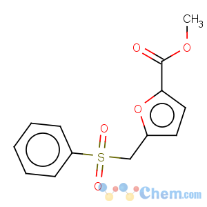 CAS No:91903-72-9 2-Furancarboxylic acid,5-[(phenylsulfonyl)methyl]-, methyl ester