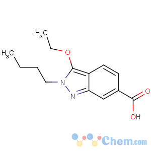 CAS No:919106-88-0 2-butyl-3-ethoxyindazole-6-carboxylic acid