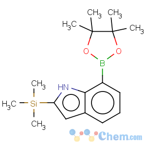CAS No:919119-70-3 7-(4,4,5,5-tetramethyl-1,3,2-dioxaborolan-2-yl)-2-(trimethylsilyl)-1h-indole