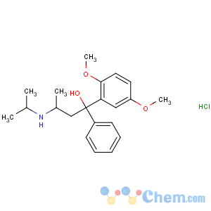 CAS No:91914-05-5 1-(2,<br />5-dimethoxyphenyl)-1-phenyl-3-(propan-2-ylamino)butan-1-ol