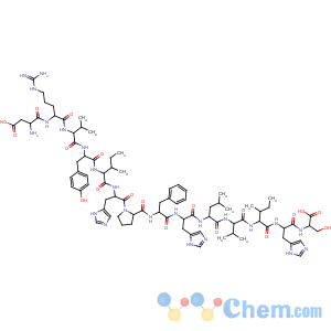 CAS No:91999-74-5 L-Serine, L-a-aspartyl-L-arginyl-L-valyl-L-tyrosyl-L-isoleucyl-L-histidyl-L-prolyl-L-phenylalanyl-L-histidyl-L-leucyl-L-valyl-L-isoleucyl-L-histidyl-