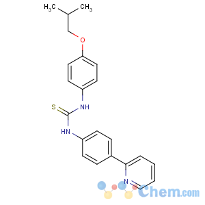 CAS No:92-97-7 1-[4-(2-methylpropoxy)phenyl]-3-(4-pyridin-2-ylphenyl)thiourea