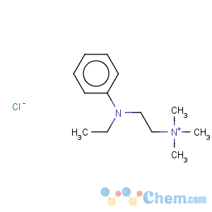 CAS No:92-98-8 Ethanaminium,2-(ethylphenylamino)-N,N,N-trimethyl-, chloride (1:1)