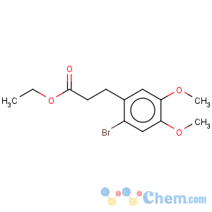 CAS No:92018-57-0 Benzenepropanoic acid,2-bromo-4,5-dimethoxy-, ethyl ester
