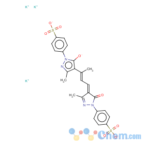 CAS No:92050-35-6 1,1'-Bis(4-sulfophenyl)-5,5'-dihydroxy-3,3',A-trimethylpyrazolo-4,4'-trimethine oxonole tripotassium salt