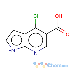 CAS No:920966-03-6 1h-pyrrolo[2,3-b]pyridine-5-carboxylic acid, 4-chloro-