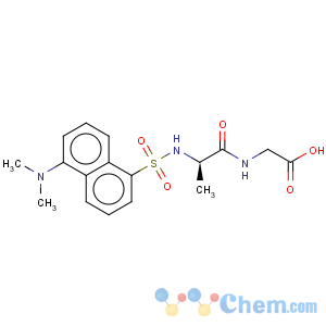 CAS No:92175-75-2 Glycine,N-[N-[[5-(dimethylamino)-1-naphthalenyl]sulfonyl]-D-alanyl]- (9CI)