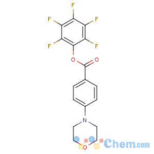CAS No:921938-51-4 (2,3,4,5,6-pentafluorophenyl) 4-morpholin-4-ylbenzoate