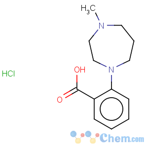CAS No:921938-77-4 Benzoicacid, 2-(hexahydro-4-methyl-1H-1,4-diazepin-1-yl)-, hydrochloride (1:1)