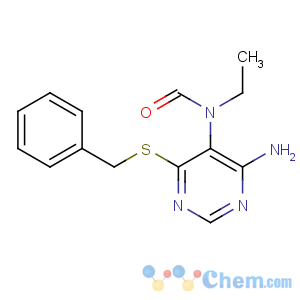CAS No:92296-30-5 N-(4-amino-6-benzylsulfanylpyrimidin-5-yl)-N-ethylformamide