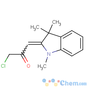 CAS No:92297-75-1 1-chloro-3-(1,3,3-trimethylindol-2-ylidene)propan-2-one