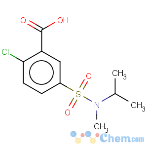 CAS No:92316-53-5 Benzoic acid,2-chloro-5-[[methyl(1-methylethyl)amino]sulfonyl]-