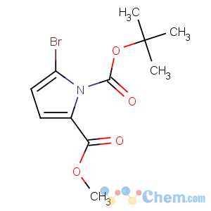 CAS No:924708-81-6 1-O-tert-butyl 2-O-methyl 5-bromopyrrole-1,2-dicarboxylate