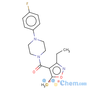 CAS No:925147-88-2 methanone, (3-ethyl-5-methyl-4-isoxazolyl)[4-(4-fluorophenyl)-1-piperazinyl]-