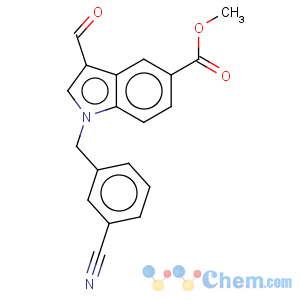 CAS No:925889-73-2 1-(3-Cyano-benzyl)-3-formyl-1H-indole-5-carboxylicacid methyl ester