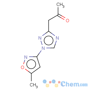 CAS No:92658-77-0 2-Propanone,1-[1-(5-methyl-3-isoxazolyl)-1H-1,2,4-triazol-3-yl]-