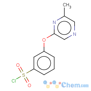 CAS No:926921-65-5 Benzenesulfonylchloride, 3-[(6-methyl-2-pyrazinyl)oxy]-