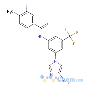 CAS No:926922-18-1 3-iodo-4-methyl-N-[3-(4-methylimidazol-1-yl)-5-(trifluoromethyl)phenyl]<br />benzamide