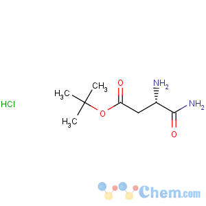 CAS No:92786-68-0 Butanoic acid,3,4-diamino-4-oxo-, 1,1-dimethylethyl ester, monohydrochloride, (S)- (9CI)