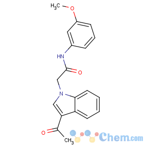 CAS No:928118-13-2 2-(3-acetylindol-1-yl)-N-(3-methoxyphenyl)acetamide