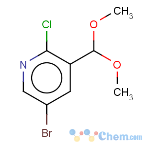 CAS No:928653-74-1 Pyridine,5-bromo-2-chloro-3-(dimethoxymethyl)-