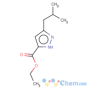 CAS No:92945-28-3 3-(2-methylpropyl)-1h-pyrazole-5-carboxylic acid ethyl ester