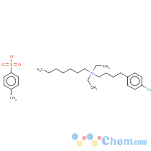 CAS No:92953-10-1 Benzenebutanaminium, 4-chloro-N,N-diethyl-N-heptyl-, salt with 4-methylbenzenesulfonicacid (1:1)