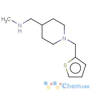 CAS No:930111-07-2 4-[(methylamino)methyl]-1-(thien-2-ylmethyl)piperidine 97