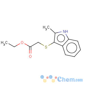 CAS No:93187-78-1 Ethyl 2-[(2-methyl-1H-indol-3-yl)thio]acetate