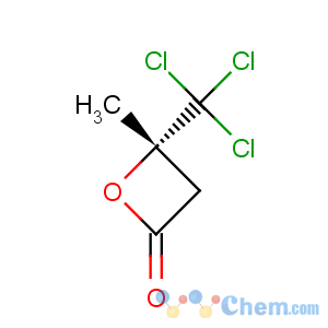 CAS No:93206-60-1 2-Oxetanone,4-methyl-4-(trichloromethyl)-, (4S)-