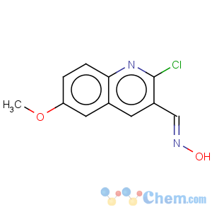 CAS No:93299-50-4 3-Quinolinecarboxaldehyde,2-chloro-6-methoxy-, oxime