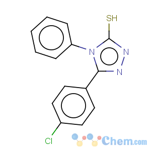 CAS No:93300-54-0 3H-1,2,4-Triazole-3-thione,5-(4-chlorophenyl)-2,4-dihydro-4-phenyl-