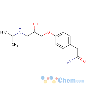 CAS No:93379-54-5 2-[4-[(2S)-2-hydroxy-3-(propan-2-ylamino)propoxy]phenyl]acetamide