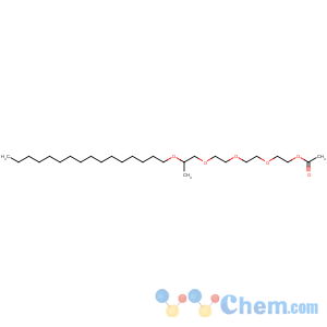 CAS No:93385-03-6 3,6,9,12-Tetraoxaoctacosan-1-ol,11-methyl-, acetate (9CI)