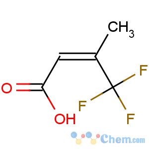 CAS No:93404-33-2 2-Butenoic acid,4,4,4-trifluoro-3-methyl-, (2Z)-