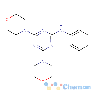 CAS No:93438-27-8 4,6-dimorpholin-4-yl-N-phenyl-1,3,5-triazin-2-amine