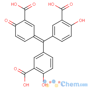 CAS No:93480-02-5 Benzoic acid, 5-((3-carboxy-4-hydroxyphenyl)(3-carboxy-4-oxo-2,5-cyclohexadien-1-ylidene)methyl)-2-hydroxy-