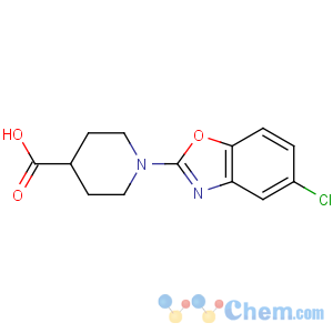 CAS No:936074-51-0 1-(5-chloro-1,3-benzoxazol-2-yl)piperidine-4-carboxylic acid