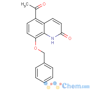 CAS No:93609-84-8 5-acetyl-8-phenylmethoxy-1H-quinolin-2-one