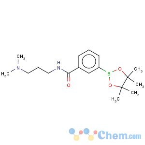 CAS No:936250-16-7 n-(3-dimethylamino-propyl)-3-(4,4,5,5-tetramethyl-[1,3,2]dioxaborolan-2-yl)-benzamide