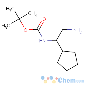 CAS No:936497-76-6 tert-butyl N-(2-amino-1-cyclopentylethyl)carbamate
