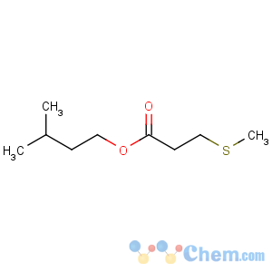 CAS No:93762-35-7 3-methylbutyl 3-methylsulfanylpropanoate