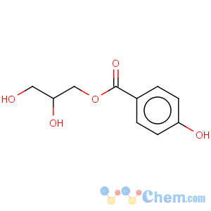 CAS No:93778-15-5 Benzoic acid,4-hydroxy-, 2,3-dihydroxypropyl ester