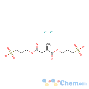 CAS No:93841-09-9 Butanedioic acid,2-methylene-, 1,4-bis(3-sulfopropyl) ester, potassium salt (1:2)