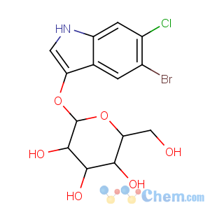 CAS No:93863-88-8 2-[(5-bromo-6-chloro-1H-indol-3-yl)oxy]-6-(hydroxymethyl)oxane-3,4,<br />5-triol